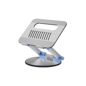 Laptop Stand with Blue Buttons