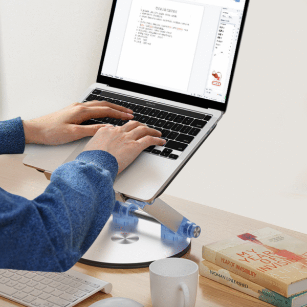 Laptop Stand with Blue Buttons - Image 9