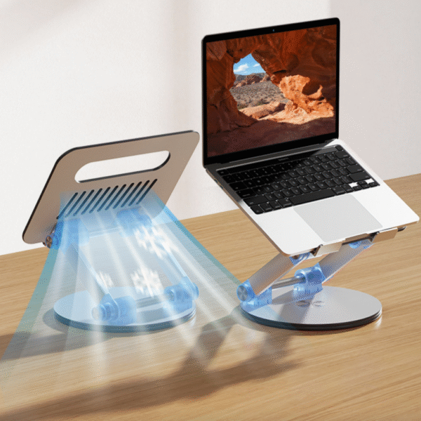 Laptop Stand with Blue Buttons - Image 10